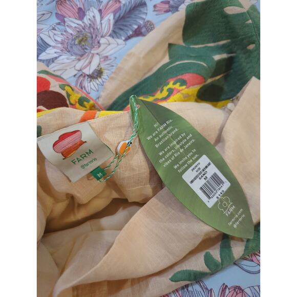 Farm Rio Embroidered Fruit Linen Skirt NWT - Picture 2 of 6